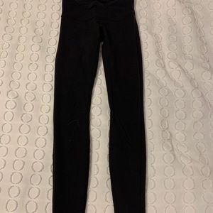 Black lululemon Wunder under